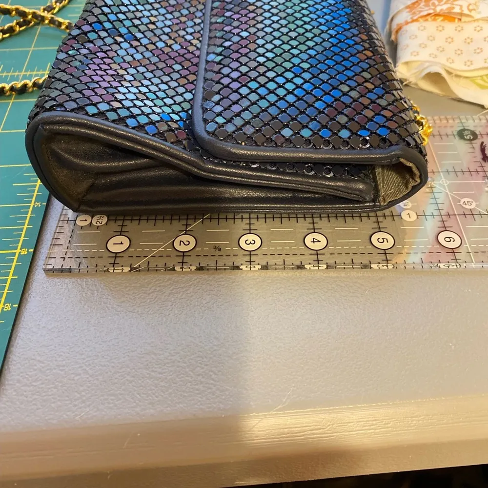 Navy Sparkle Satchel - Image 8