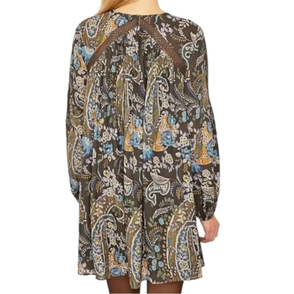 EUC Free People Rain or Shine Grey Paisley
Tunic Top / Dress Size XS - Image 5
