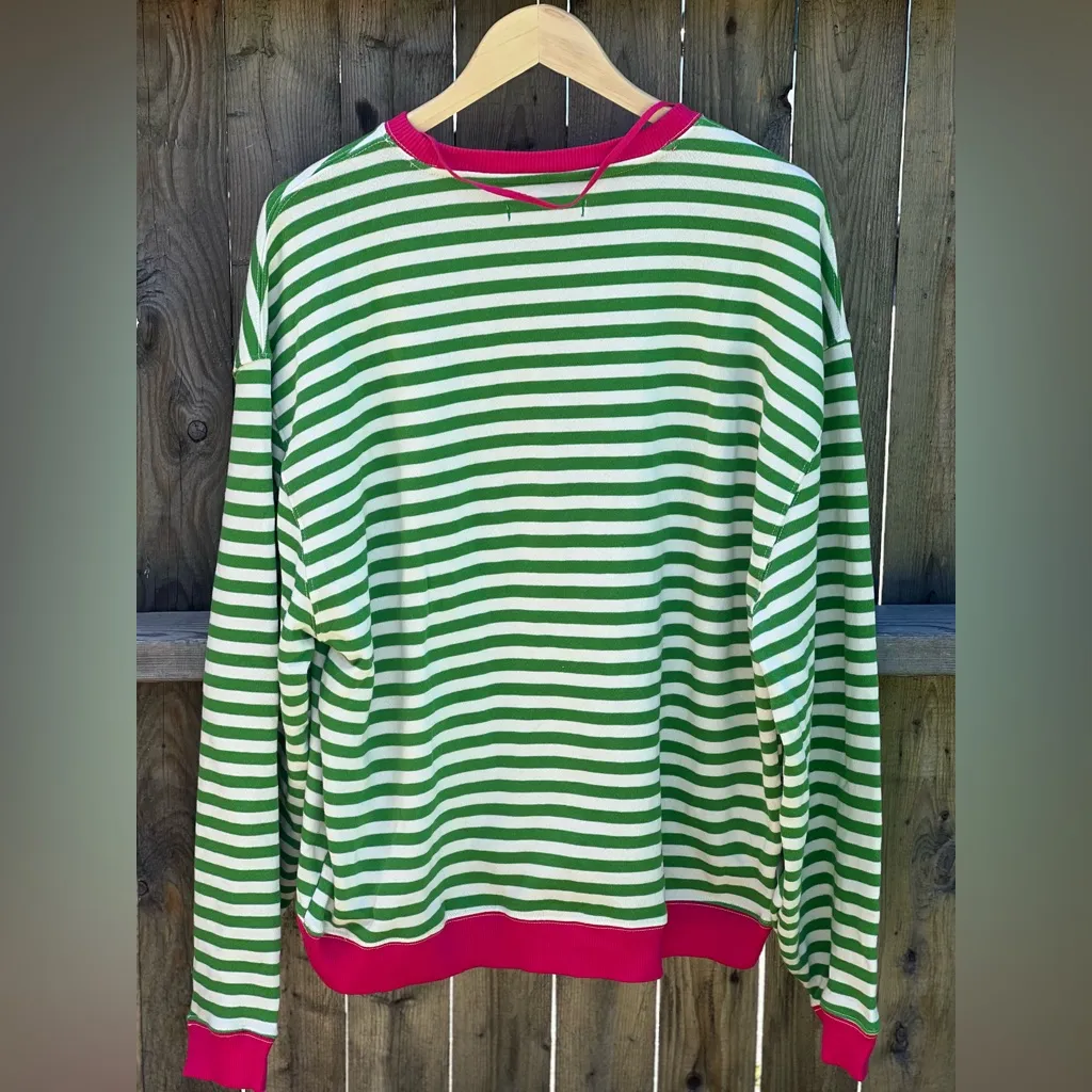 Free People We The Free Classic Striped Oversized Sweater - Image 15