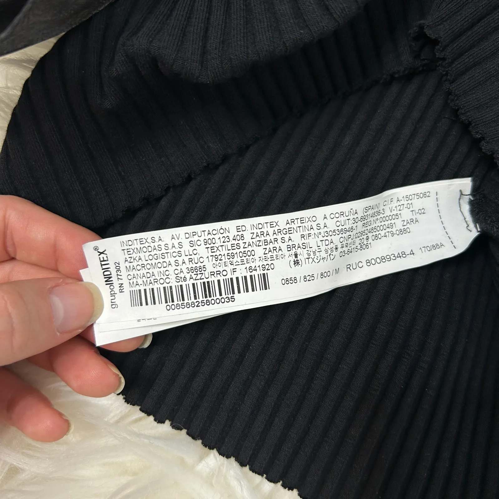 ZARA Crop Top Womens Size Medium Organza Party Glam Hollywood Avant Garde Bold - Image 9