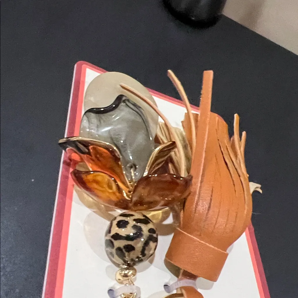 House of Harlow 1960 | Western Boho Style Bag Charm Brown - Image 8