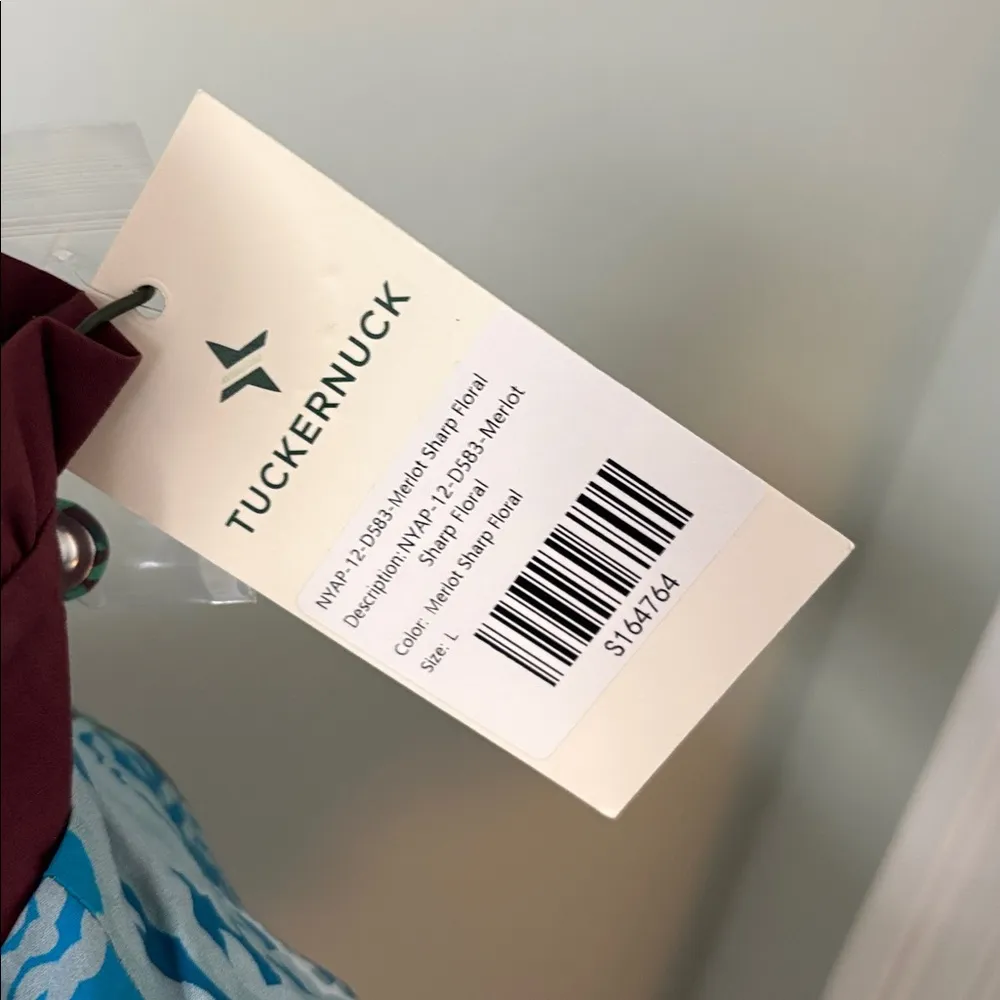 NWT Tuckernuck Oxblood Verdant Floral Alice Dress Brown Maxi 100% Cotton Large - Image 3