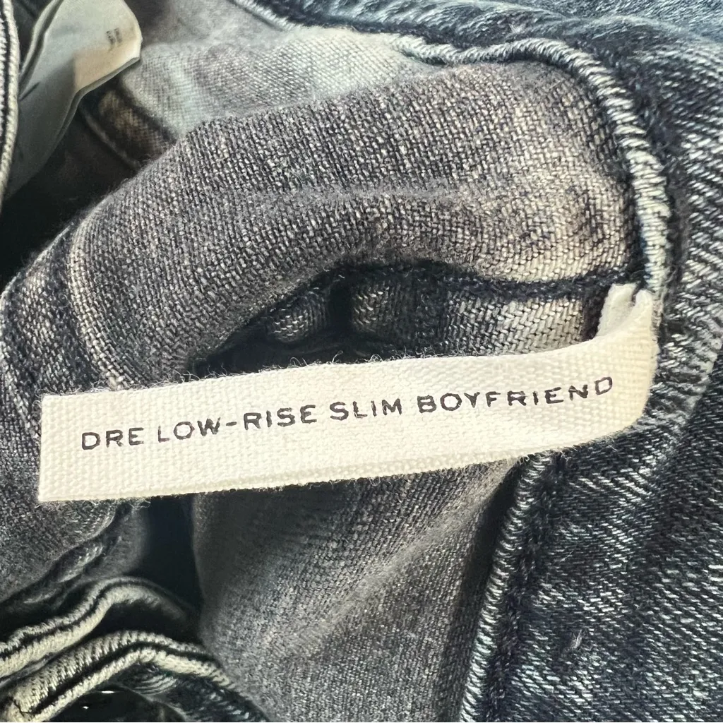 Rag & Bone Dre Slim Fit Jeans Ziggy1 Dark Indigo Size 27 - Image 6