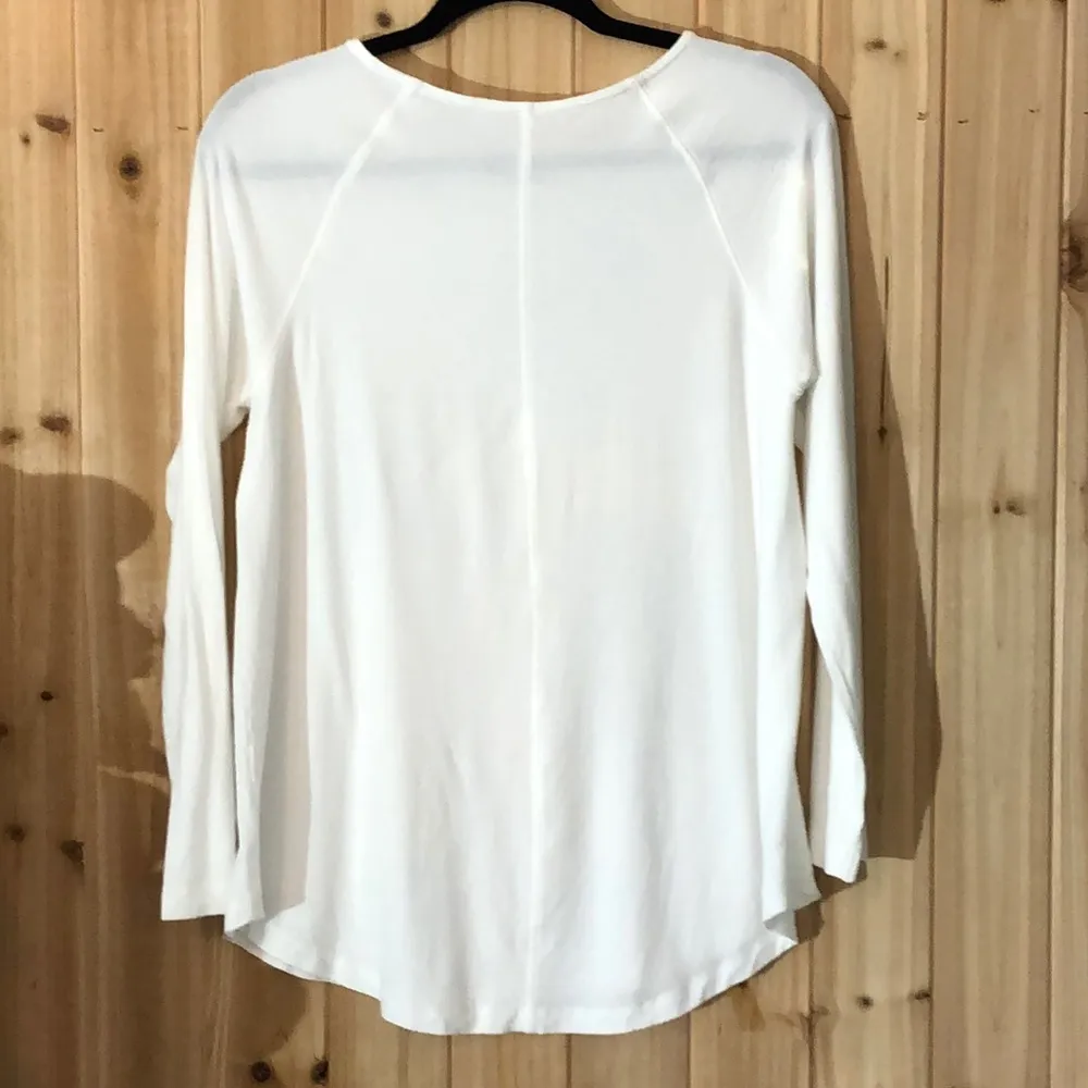 Soft Surroundings  Basic White Top Small - Image 2