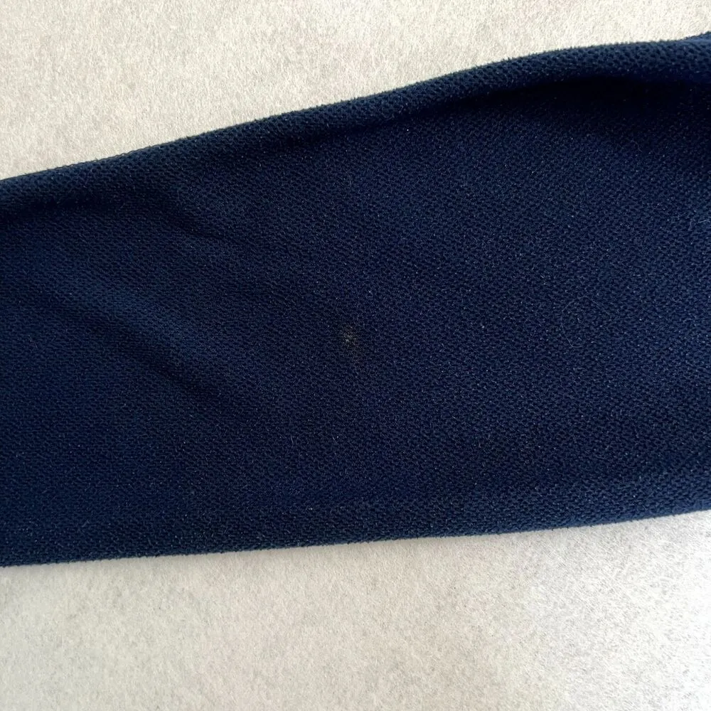 Navy North Face 3/4 Zip Pullover Sweater - Image 8