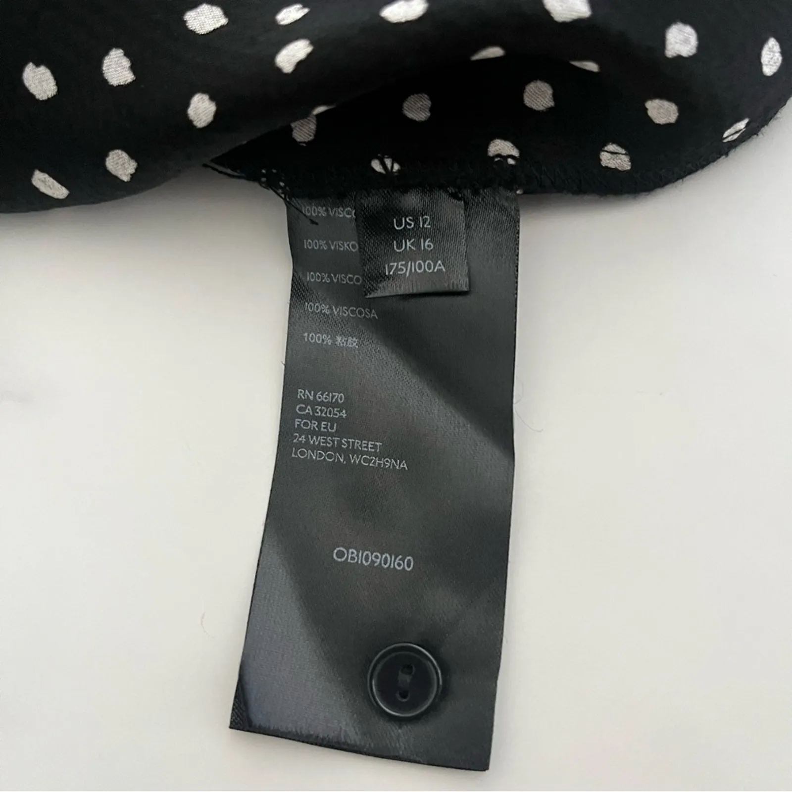 Anthropologie Agatha Midi dress Polka dot cut out size 12 modest feminine chic - Image 8