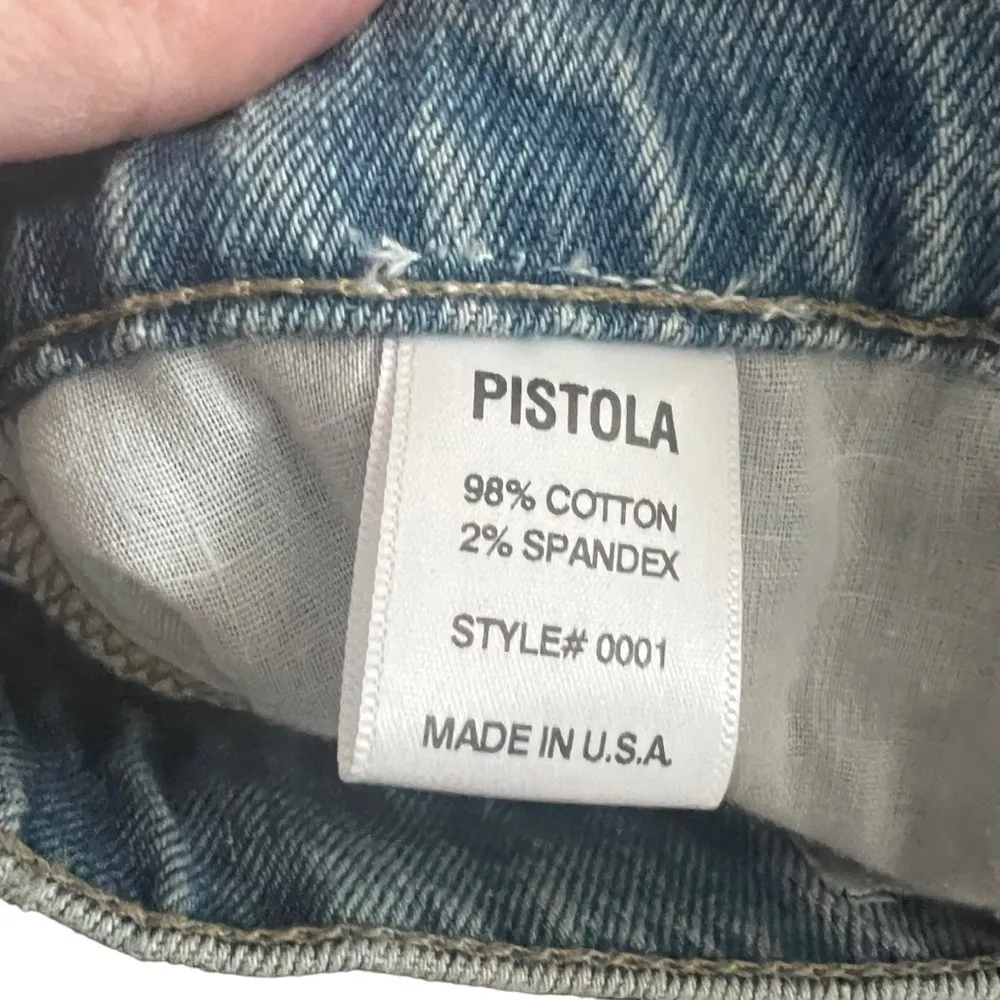 Pistola - NWT Devin Mom Cutoff Denim Shorts in Savage Blue Sz 27 - Image 6