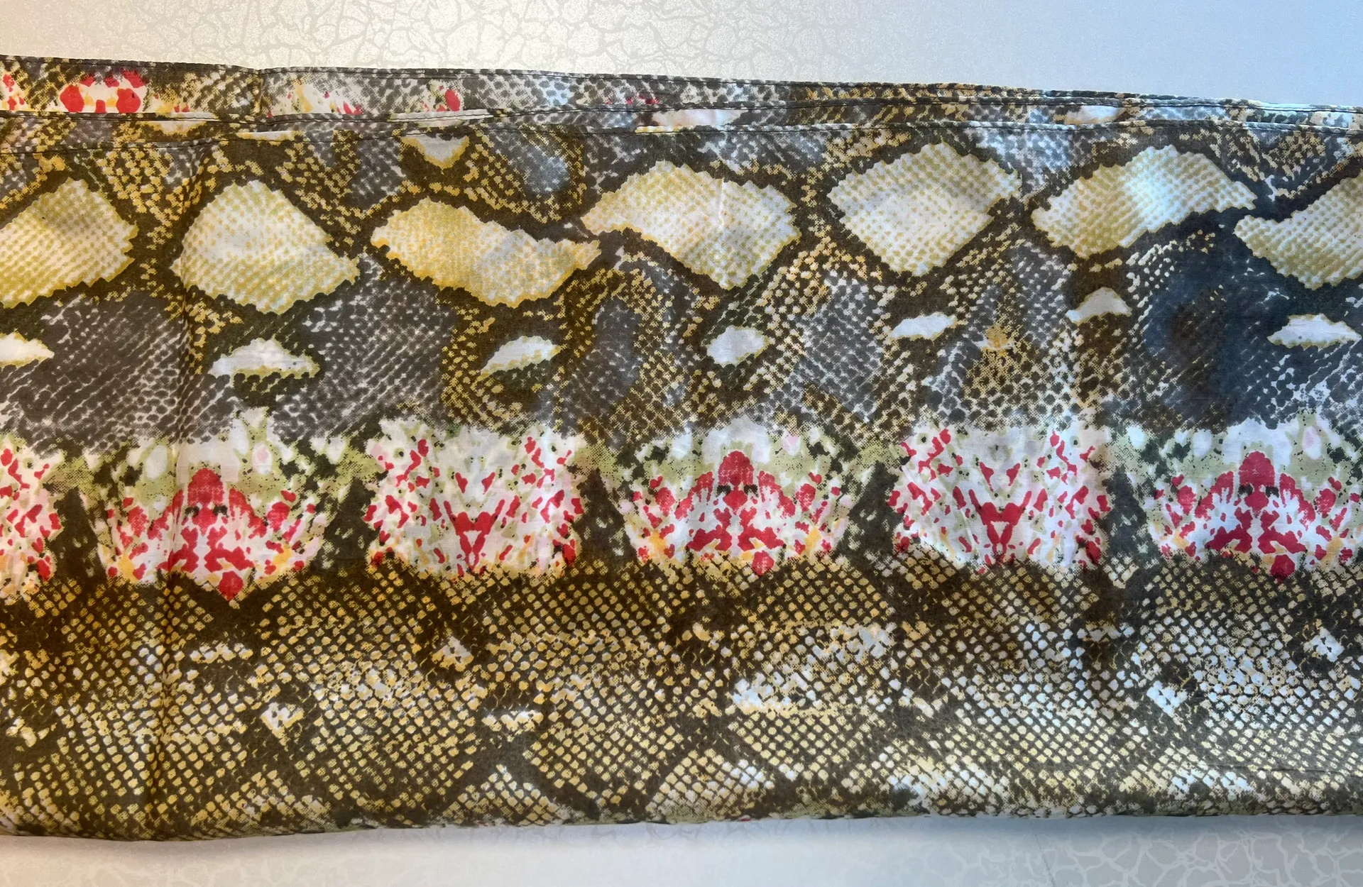 Chico’s | ladies snake print rectangular silk scarf  - Image 8