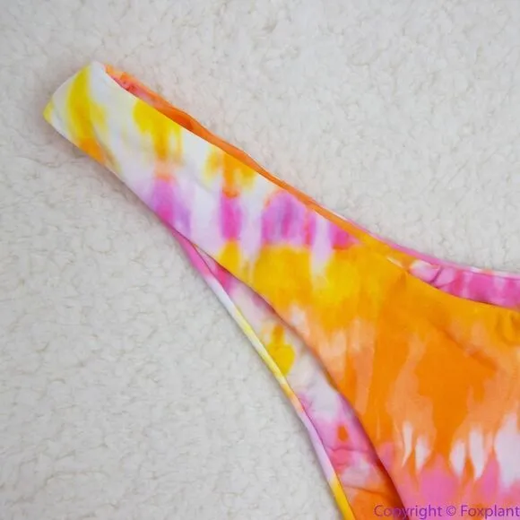 NEW It’s now cool x free people tequila sunrise bikini bottoms, M Orange Size M - Image 11