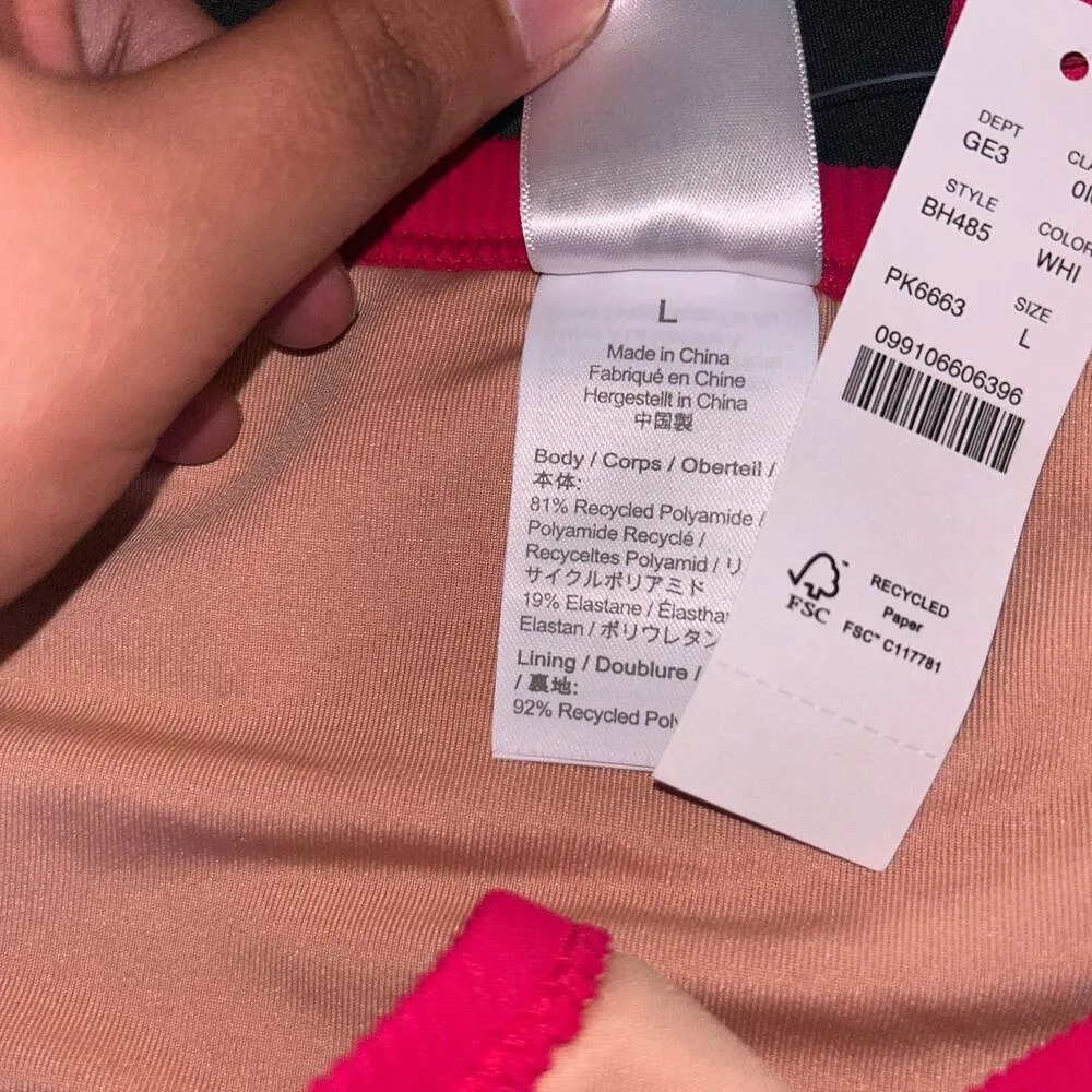 NWT J. Crew Fuchsia Pink Ribbed Hipster Bikini Swim Bathing Suit Bottom Large - Image 7