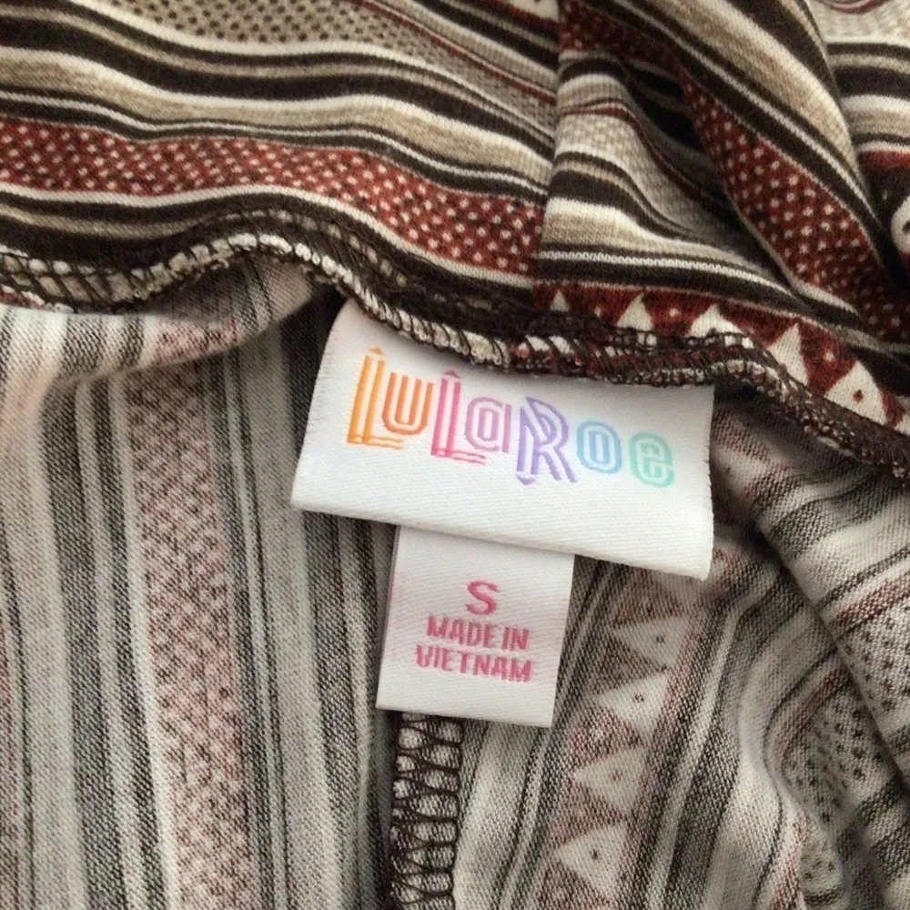 Lularoe Women’s Hoodie Sz small Aztec print long sleeves - Image 3