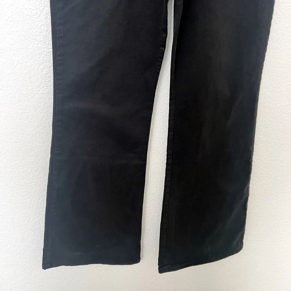 [Marine Layer] Bridget Twill High Rise Flare Pants Faded Black Utility Pockets - Image 6