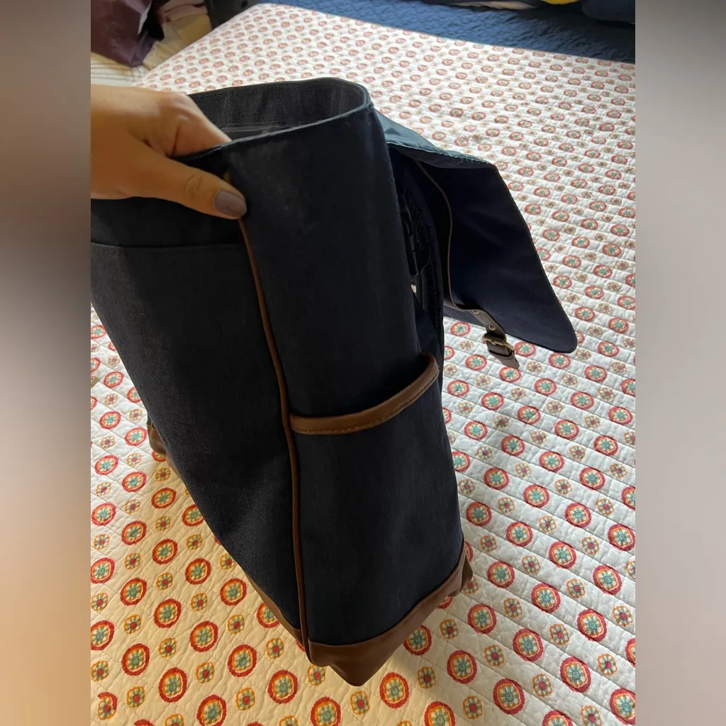 Carters Navy Blue Diaper Bag Backpack - Image 6