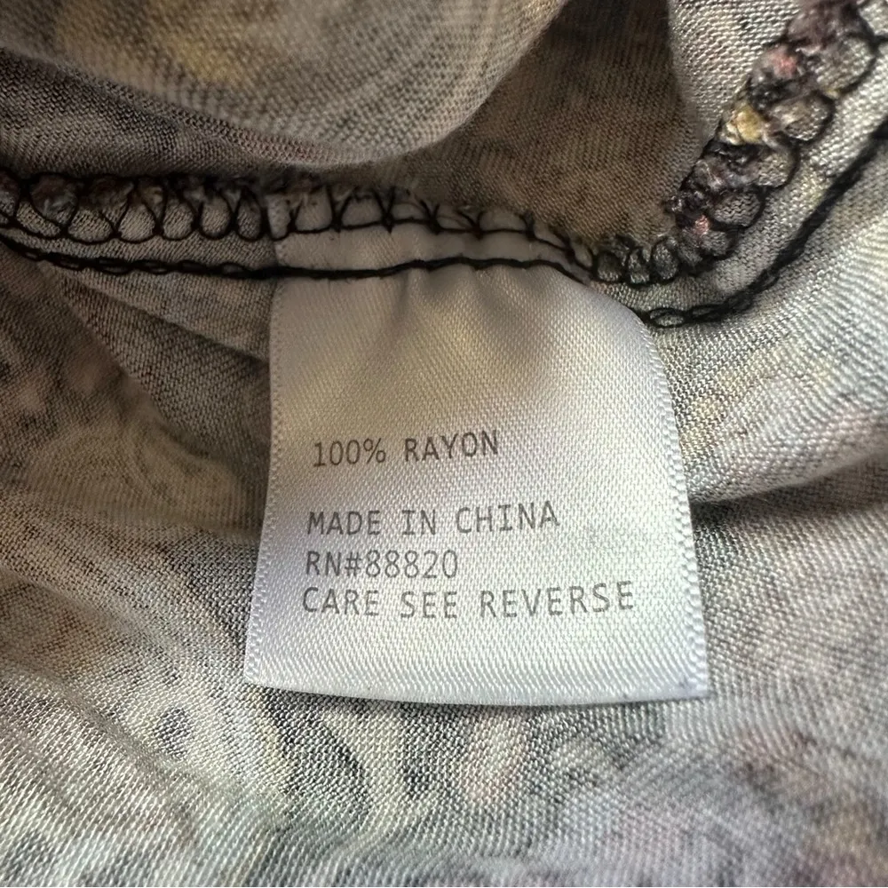 Haute Hippie Paisley Asymmetric Collar Crop Top Women's Size Medium Boho Medium - Image 9