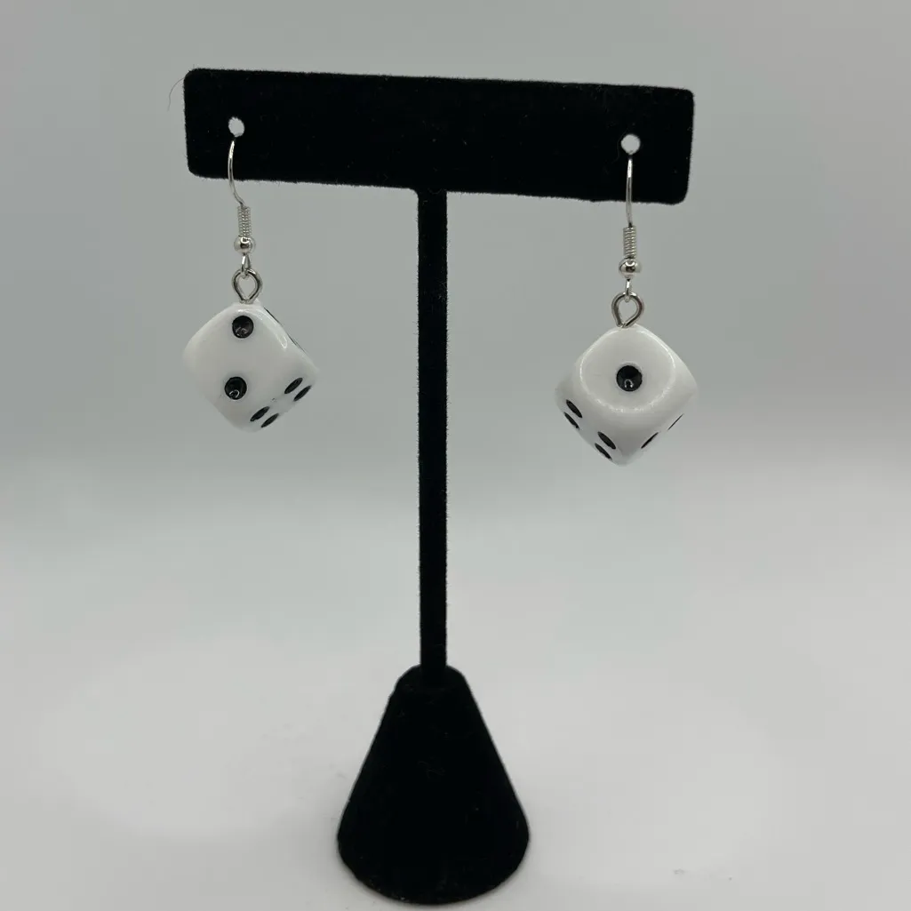 3 for $20 3D Dice Dangle Earrings “You Pick 3” - Image 4
