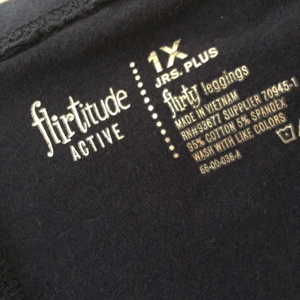 Flirtitude FINAL MARKDOWN Junior  active slacks 1x - Image 3