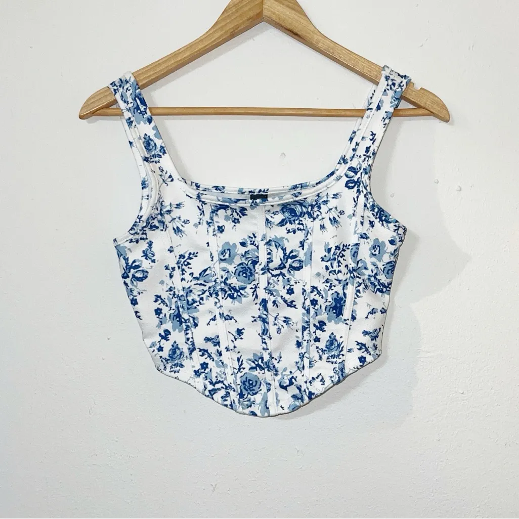 Shein floral corset style crop tank top bundle - Image 9