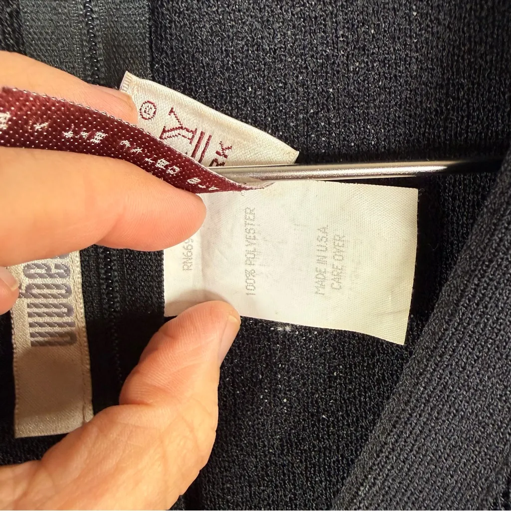 Vintage I. Magnin x Castleberry Black Knit Jacket Size L - Image 8