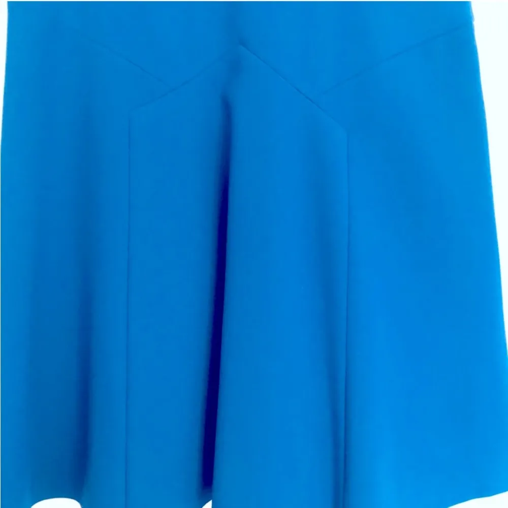 TIBI COBALT BLUE SHORT SLEEVE CAREERWEAR DRESS 4 - Image 3
