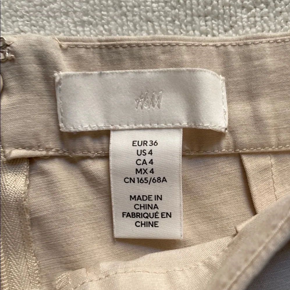 Women's Tan Lace-Up Shorts - Image 2