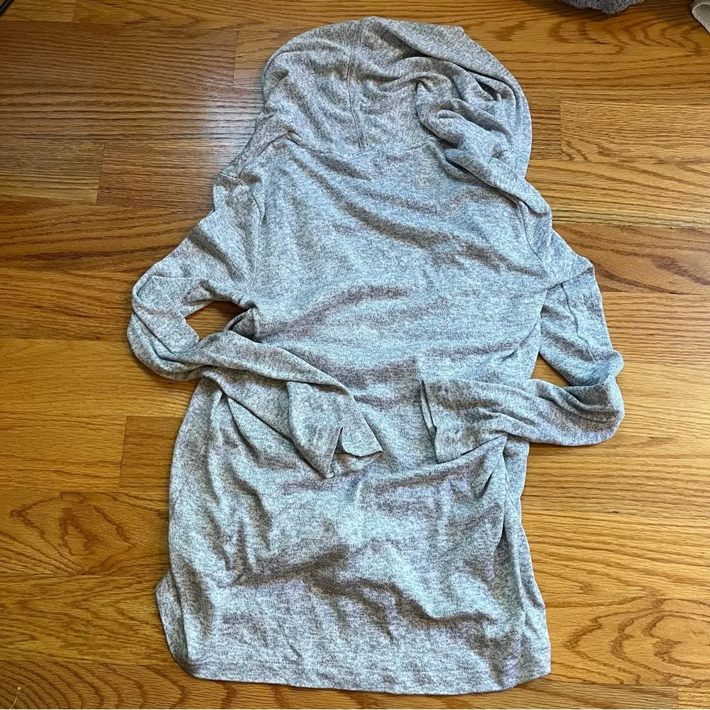 Athleta Pose Cardigan Sweater Lightweight Heathered gray size XXS - Image 3