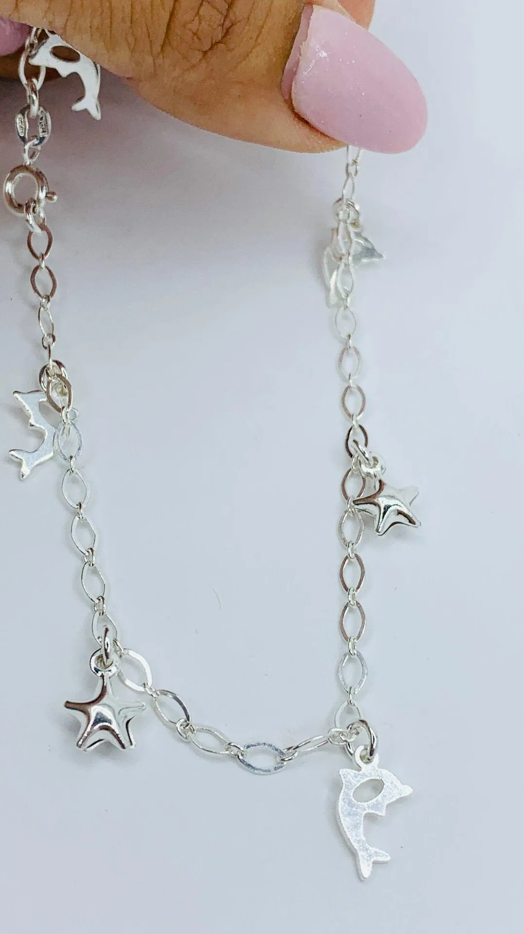 925 Sterling Silver Ankle Bracelet ♥️ - Image 3