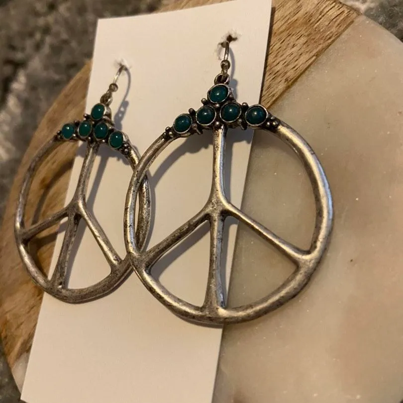 Lucky Brand Silver Earrings - Image 2