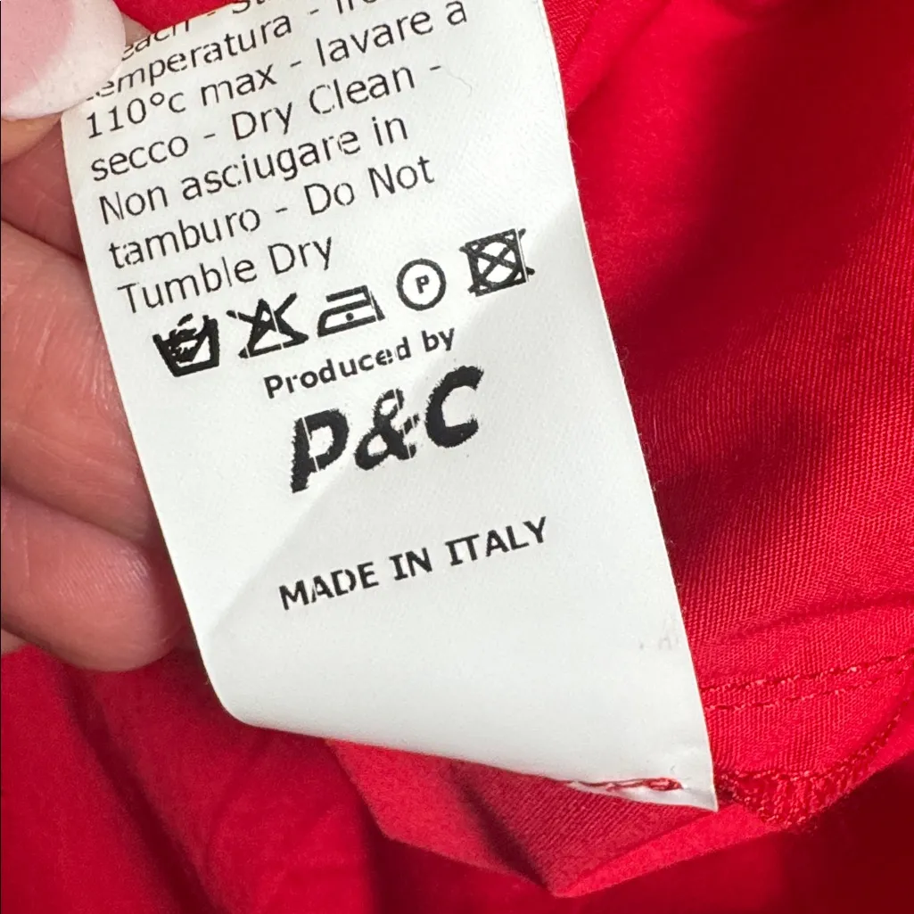 G. Label by GOOP Sarah Poplin Shirtdress in red 4 NEW - Image 9