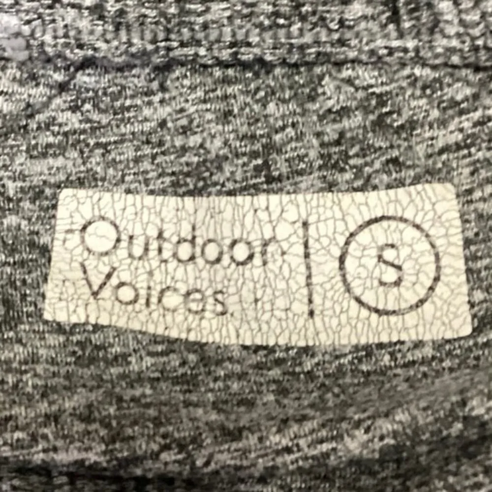 Outdoor Voices CloudKnit Heather Grey Pull On Workout Gym Jogger Sweat Pants S - Image 4