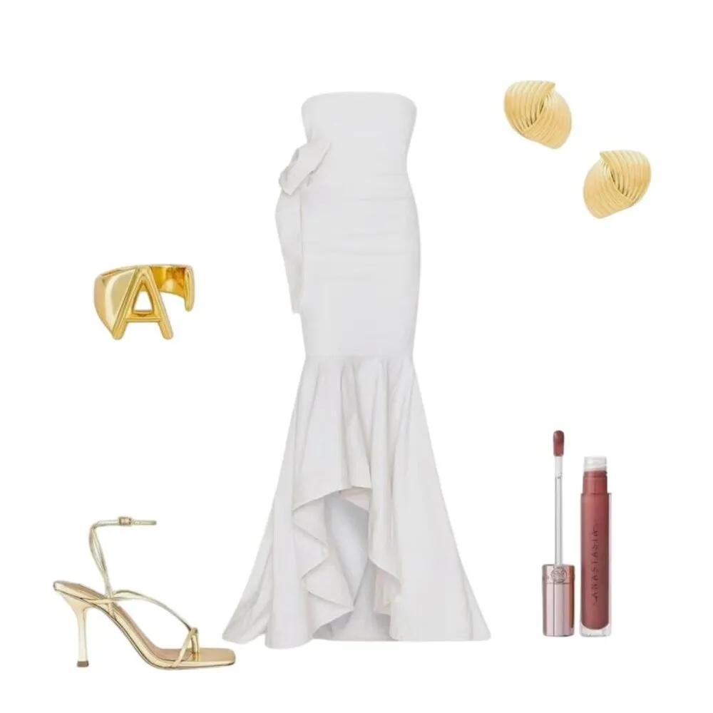 Michael Costello x REVOLVE Anyssa Gown in Ivory XXSmall New Womens Bridal Maxi - Image 10