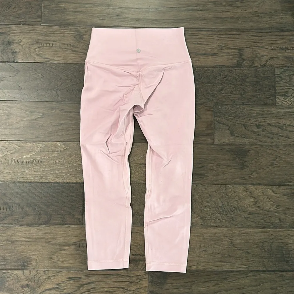Lululemon Align leggings Pink Peony 23” inseam Sz 6 - Image 2