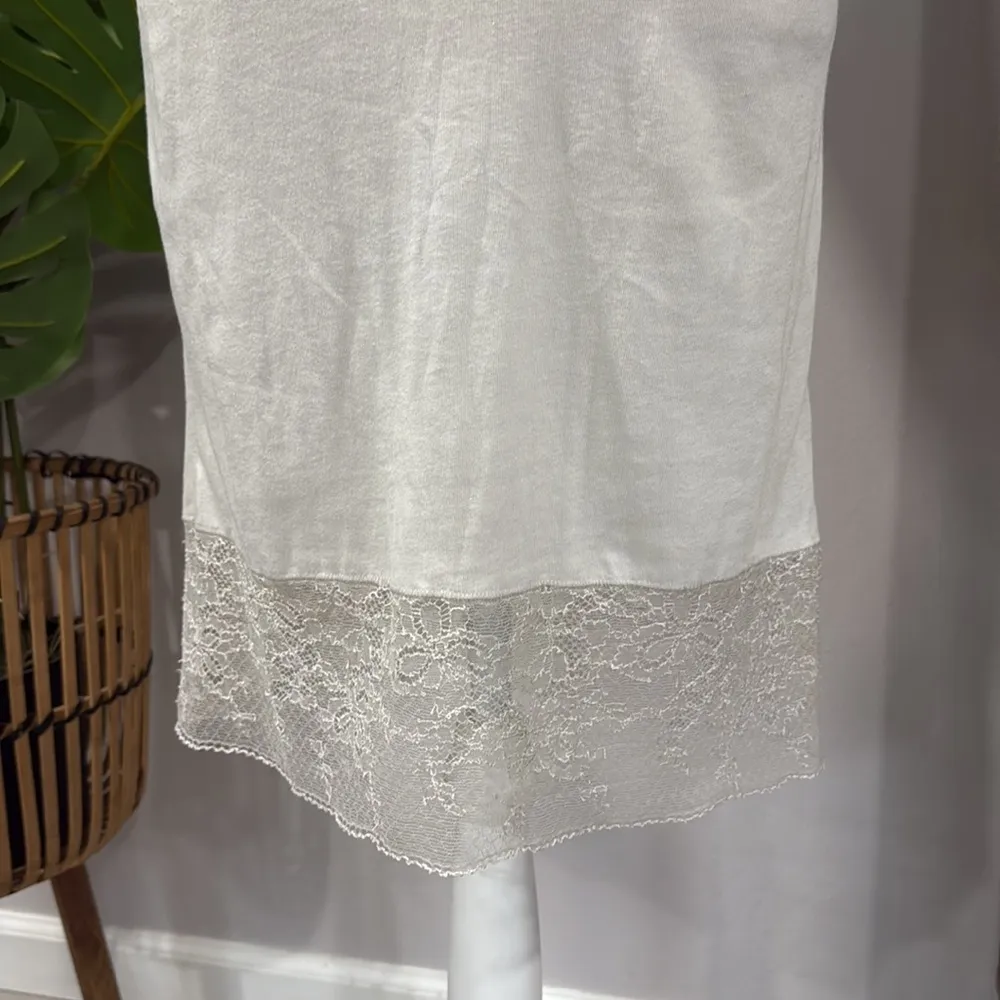 Raquel Allegra basics slip lace trim dress Size L - Image 6