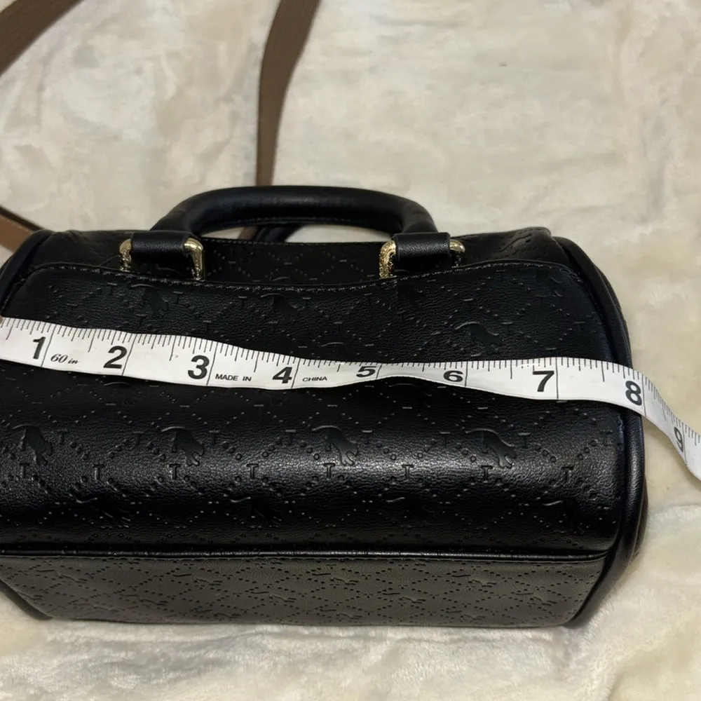 TOPSHOP BRAND MINI BAG VEGAN LEATHER CROSSBODY STRAPS INSIDE ONE POCKET OUSIDE - Image 11