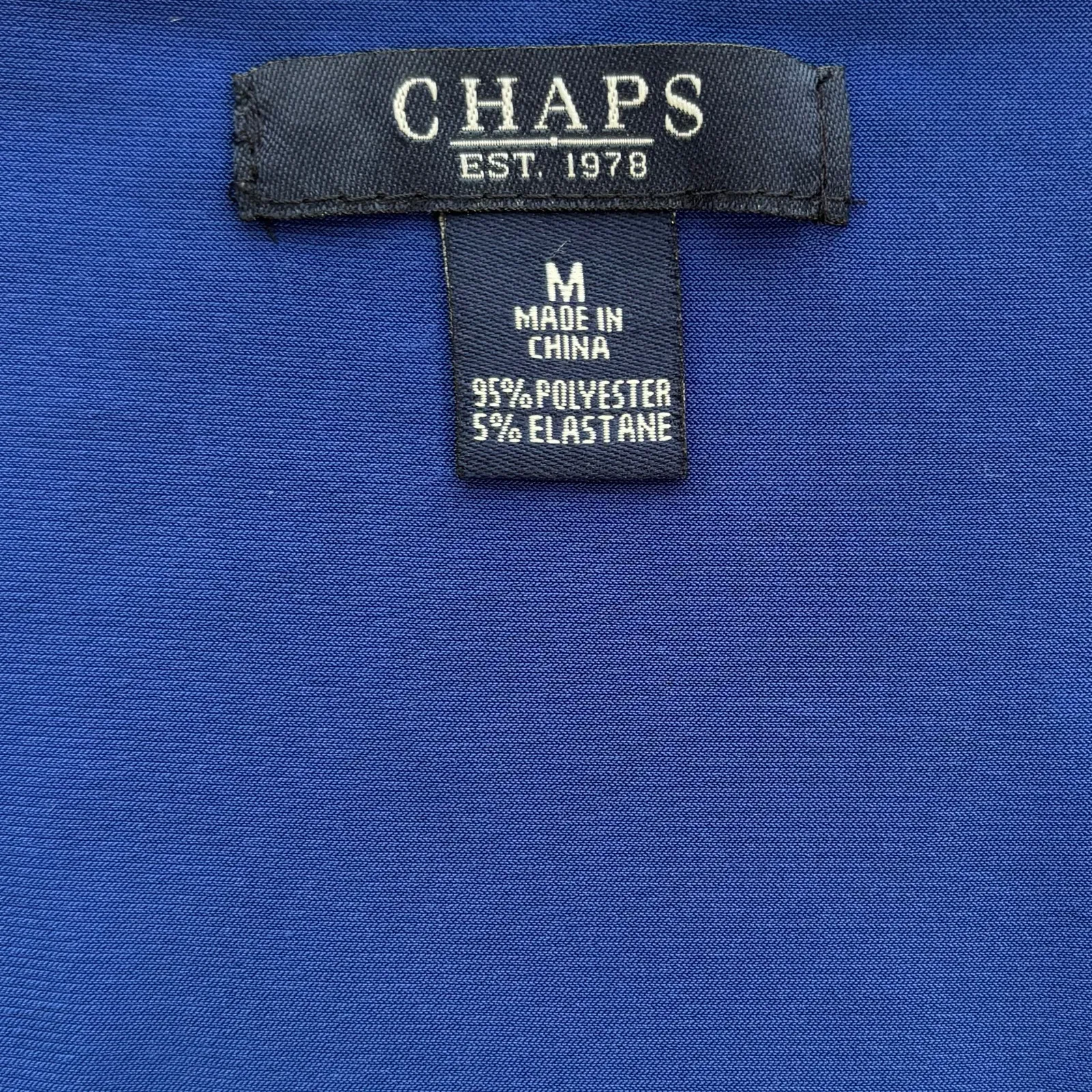 CHAPS  Women’s Blue Mid-Length Cap Sleeve Dress Size M - Image 7