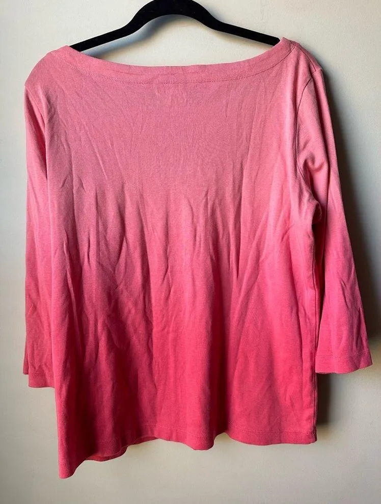 Saint Johns Women’s Bay Ombre XL 3/4 Sleeve Shirt Classic Classiccore Basic - Image 4