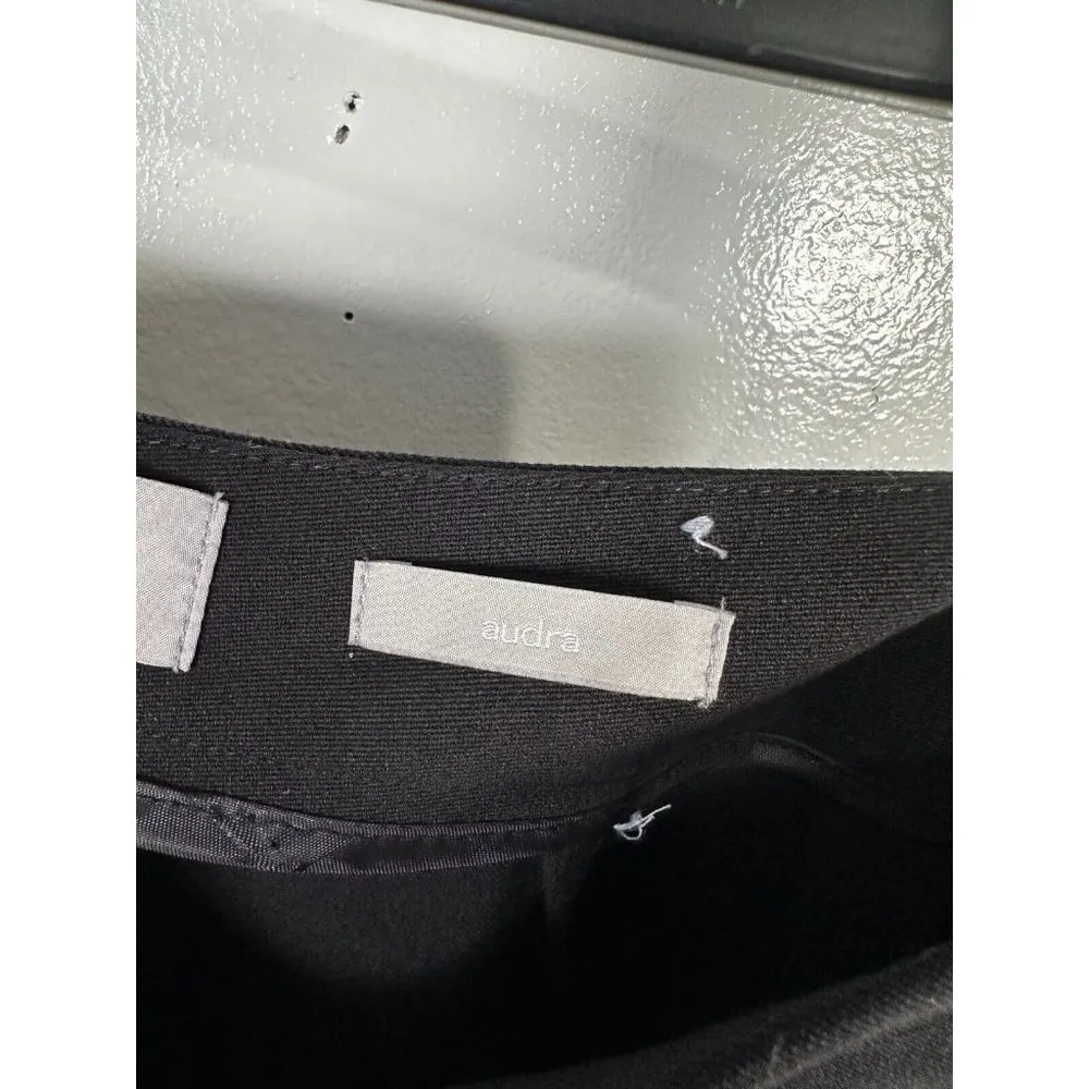 Liz Claiborne Audra Womens Dress Pants Slacks Black Size 6 Petite Stretch Flat - Image 6