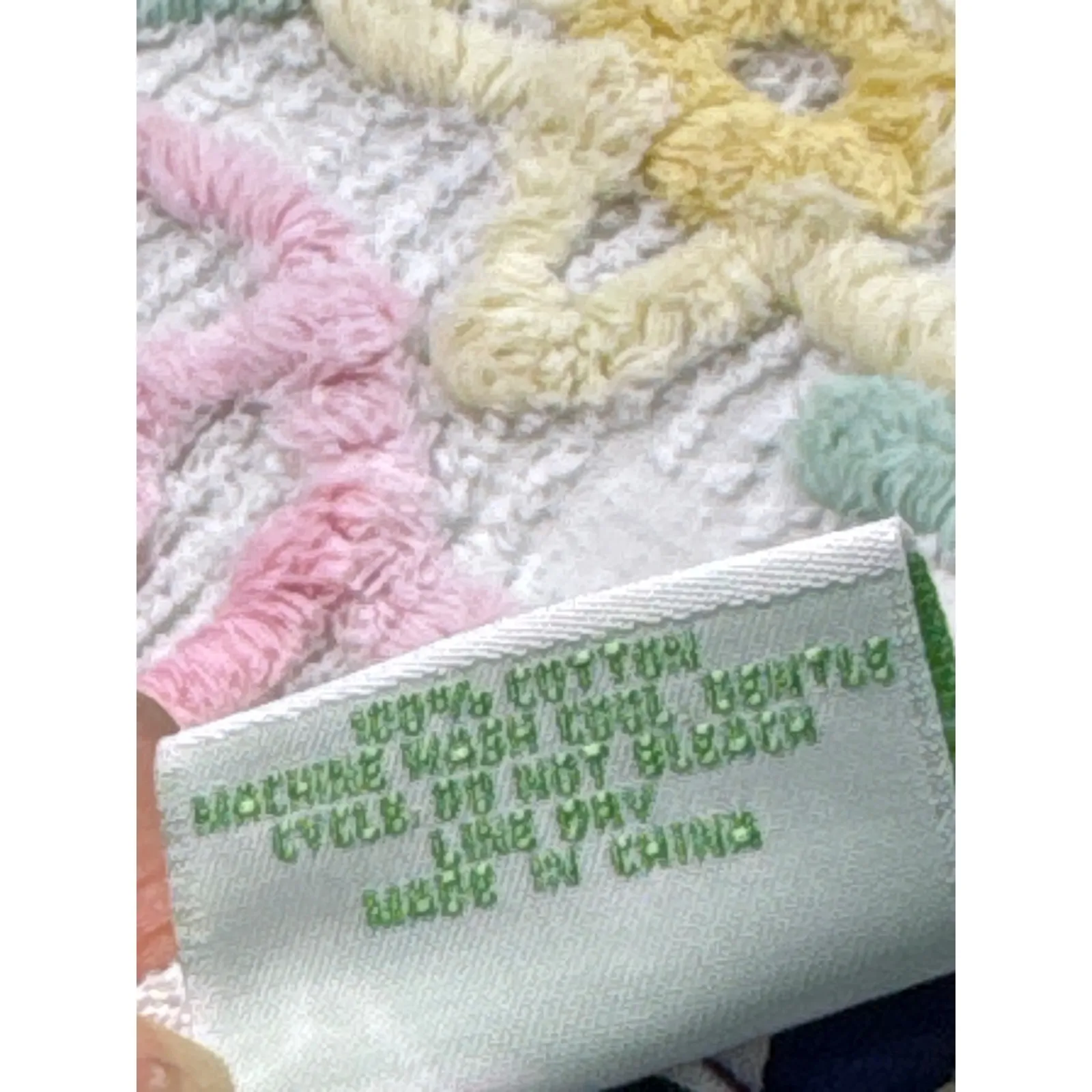 Vera Bradley Quilted Crossbody Bag Floral Blue White Green Matching Pouch‎ - Image 9