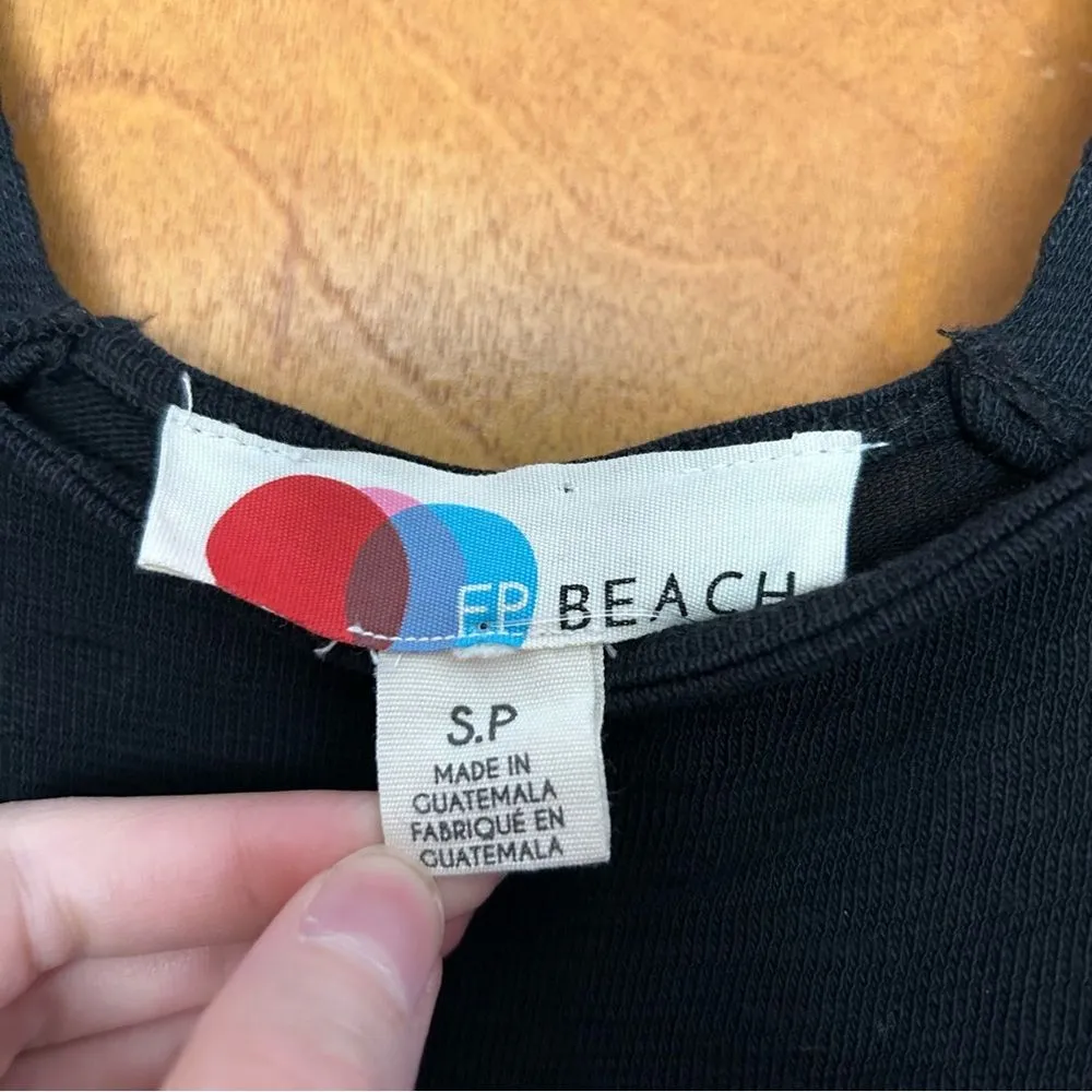 Free People Beach Dream of You Sleeveless Flowy Midi Dress in Black Size Small - Image 6