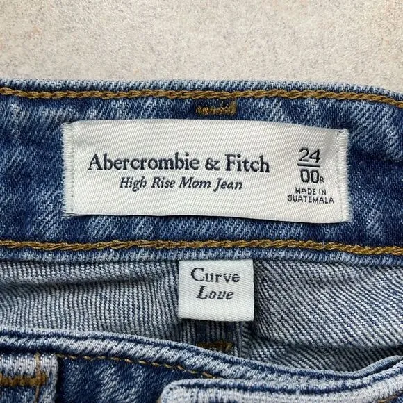 A&F Curve Love Mom Jean 24 Regular Medium‎ Destroy - Image 6