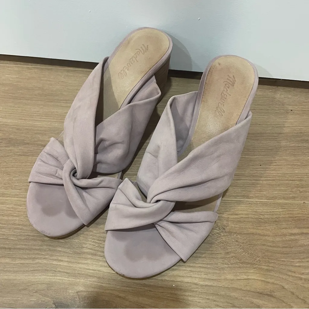 Madewell Sari crisscross Sandal- size 9 1/2 Antique Purple - Image 2