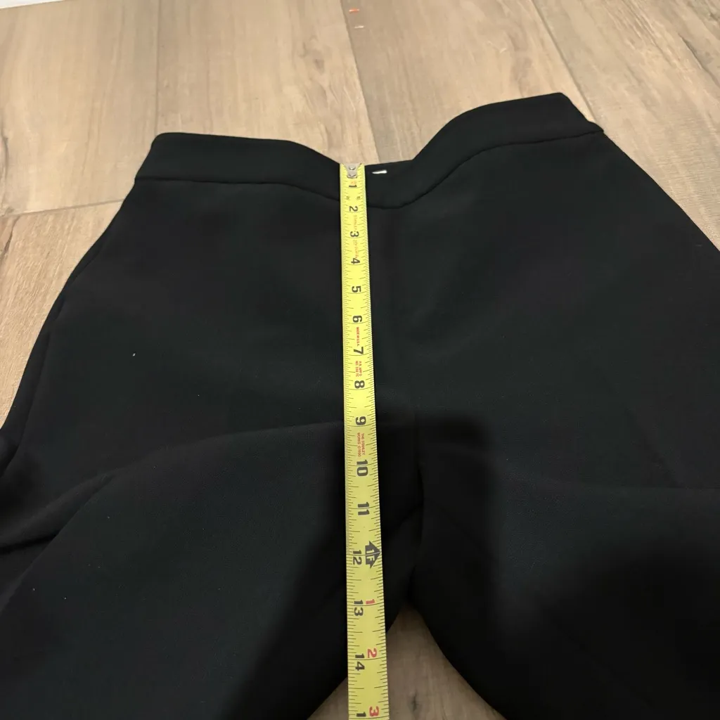KATE SPADE NEW YORK Pants Side Zipper straight Dress Slacks Women's black size 4 - Image 9