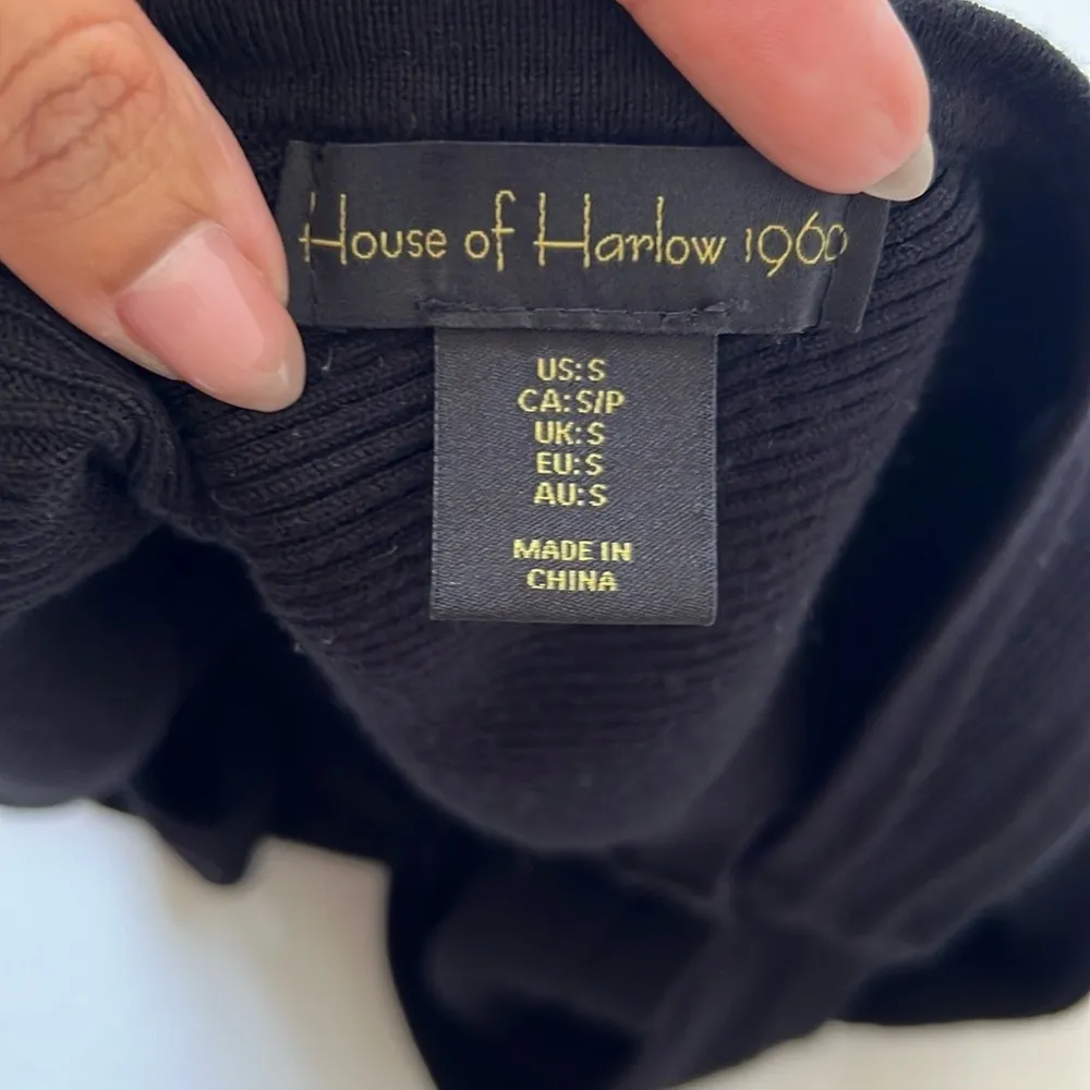 House Of Harlow 1960 Ribbed V - Image 9