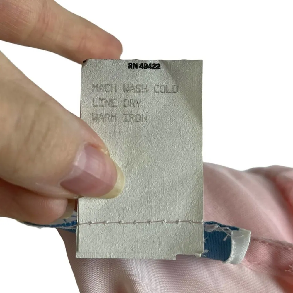 VTG Gunne Sax Midi Victorian Dress 1980s Cottagecore Prairie Lace Trim Pink - Image 12