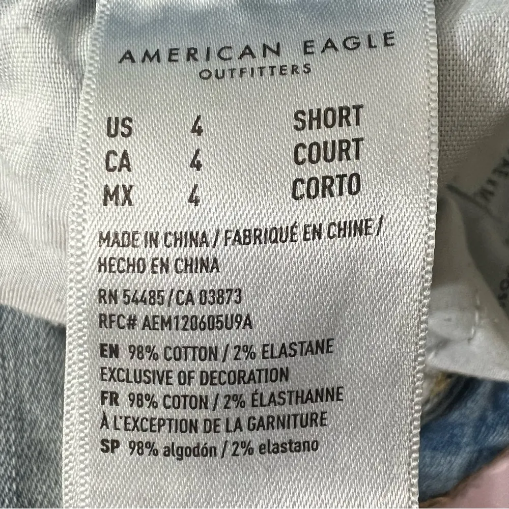 American Eagle Jegging Distressed Raw Hem High Rise - Image 7