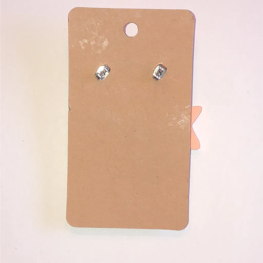 Blue and Pink Star Retro Boho Clay Earrings - Image 4