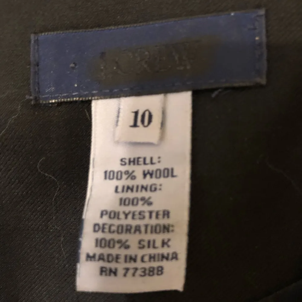 J Crew Super 120s Wool Petal Dress SZ 10 - Image 6