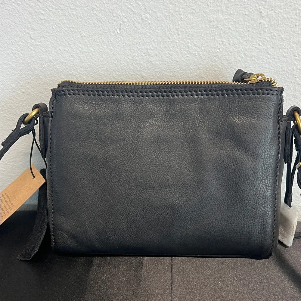 Margot New York | Classic Black Crossbody Bag w/ Matching Wallet - Image 5