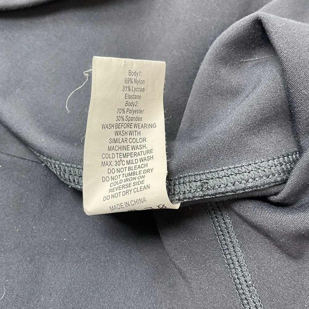 ZYIA Active Storm Parallel Luxe Leggings Ruched Two Tone Pull On Yoga Si… - Image 4