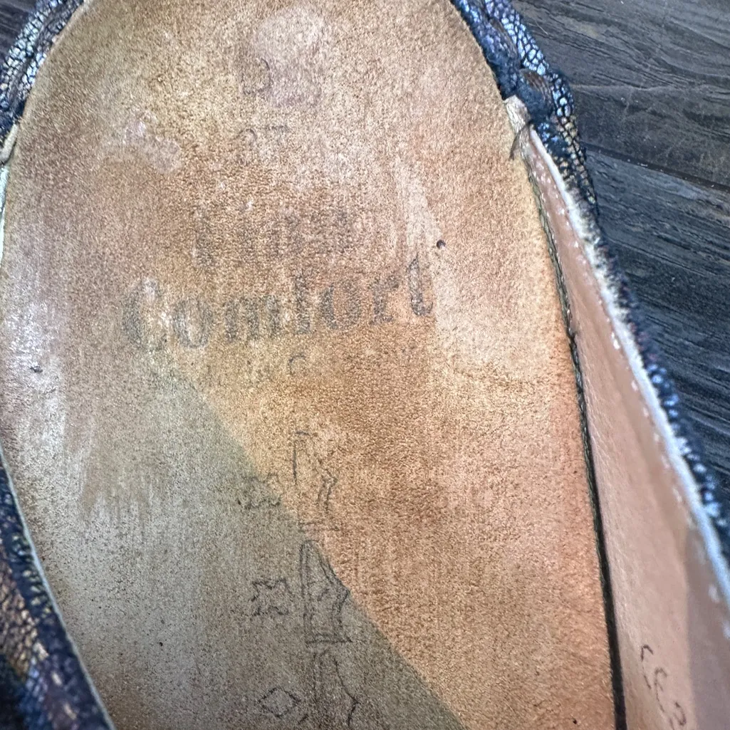 FINN COMFORT Stanford Sandals Clogs‎ Blue leather Germany 37 /6.5 USA - Image 7