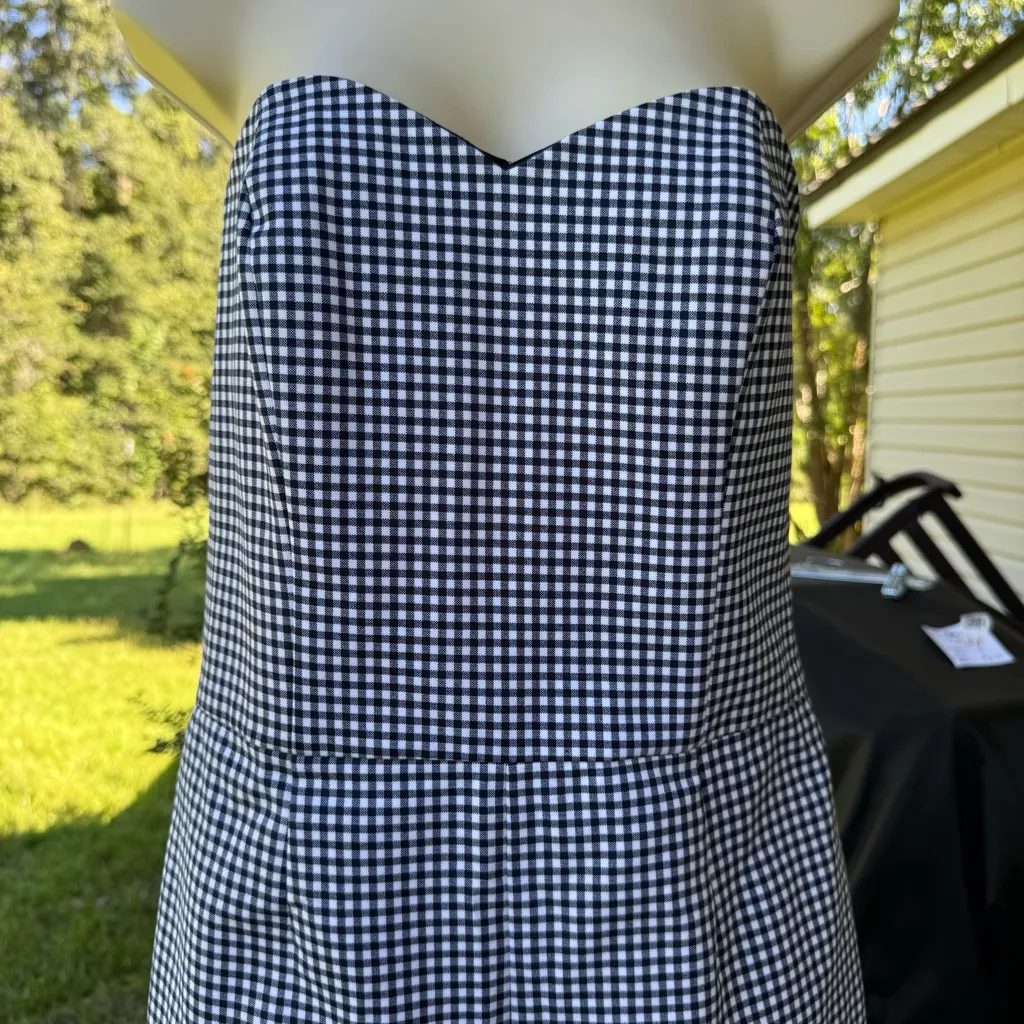 Michael Kors Navy Strapless Jumpsuit size 4 - Image 2